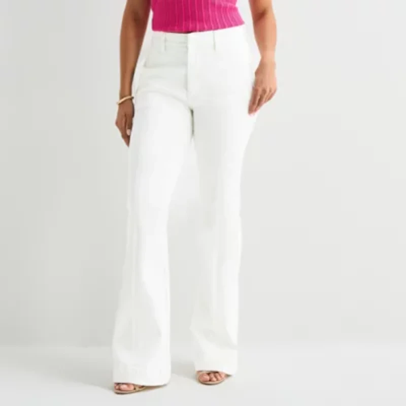 Bold Elements Womens High Rise Flare Leg Jean