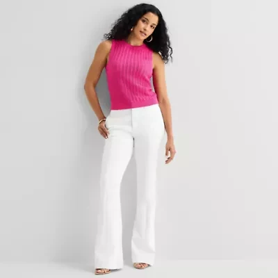Bold Elements Womens High Rise Flare Leg Jean