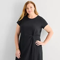 Liz Claiborne Womens Plus Maxi Dress