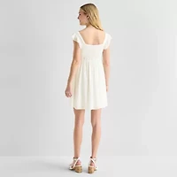 Secret Charm Womens Juniors Babydoll Dress