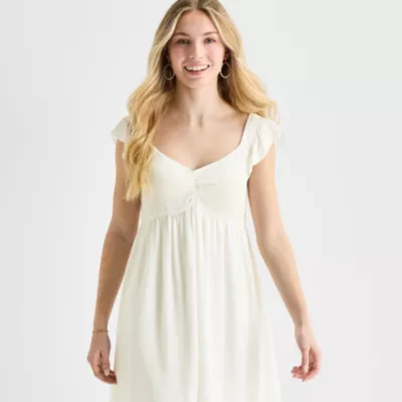 Secret Charm Womens Juniors Babydoll Dress