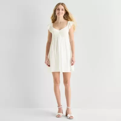 Secret Charm Womens Juniors Babydoll Dress