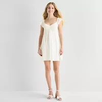 Secret Charm Womens Juniors Babydoll Dress