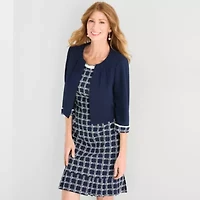 Maya Brooke Womens Jacket Dress