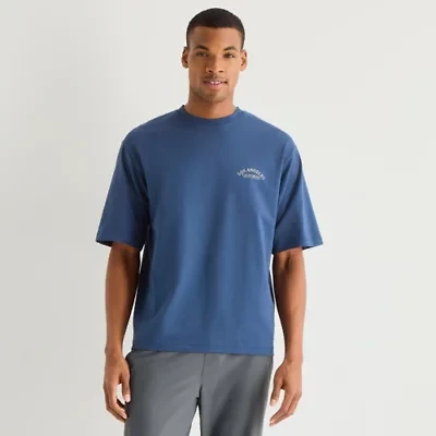 Xersion Mens Round Neck Short Sleeve Regular Fit Graphic T-Shirt