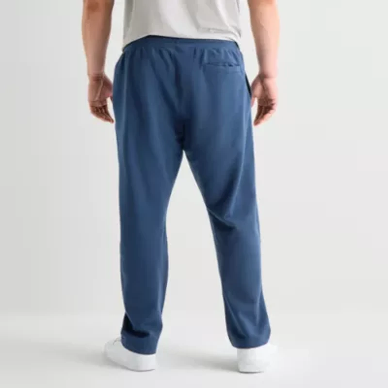 Xersion Mens Drawstring Waist Straight Mid Rise Loose Fit Big and Tall Sweatpant