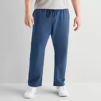 Xersion Mens Drawstring Waist Straight Mid Rise Loose Fit Big and Tall Sweatpant