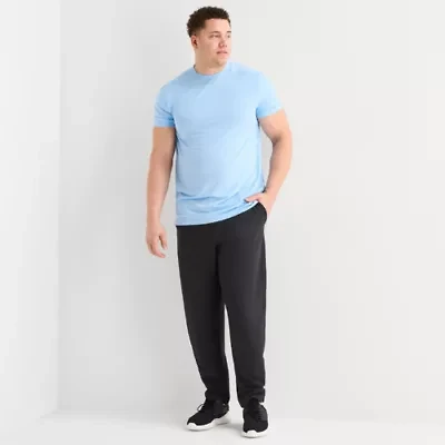 Xersion Mens Drawstring Waist Straight Mid Rise Loose Fit Big and Tall Sweatpant