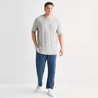 Xersion Mens Drawstring Waist Straight Mid Rise Loose Fit Big and Tall Sweatpant