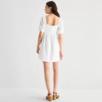 Hurley Womens Juniors Short Sleeve Sundress