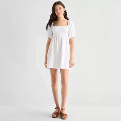 Hurley Womens Juniors Short Sleeve Sundress