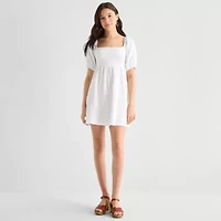 Hurley Womens Juniors Short Sleeve Sundress
