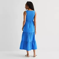 St. John's Bay Womens Sleeveless Maxi Dress