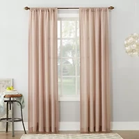 No 918 Amalfi Rod Pocket Sheer Single Curtain Panel