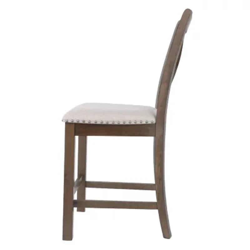 Signature Design by Ashley® Kavarna Set of 2 Upholstered Counter Height Stools