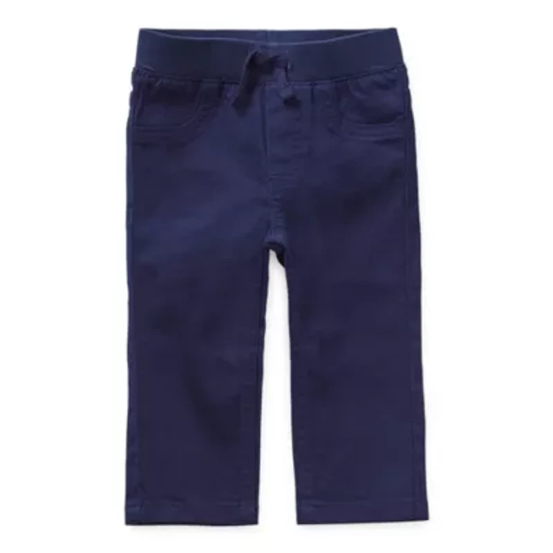 Okie Dokie Baby Boys Straight Original Fit Pull-On Pant