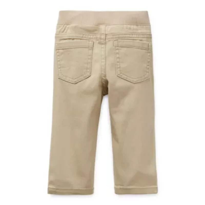 Okie Dokie Baby Boys Straight Original Fit Pull-On Pant