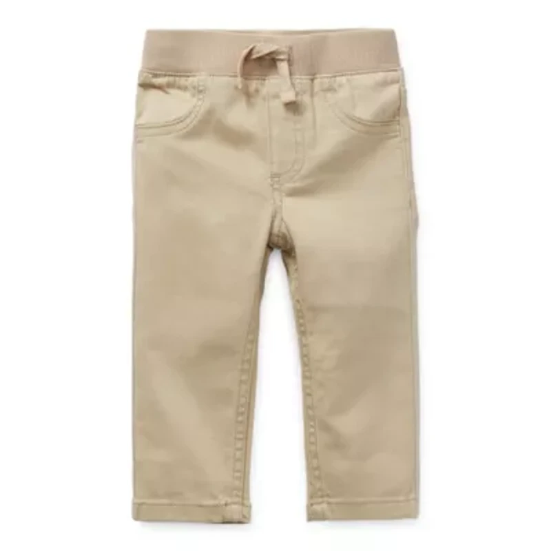 Okie Dokie Baby Boys Straight Original Fit Pull-On Pant