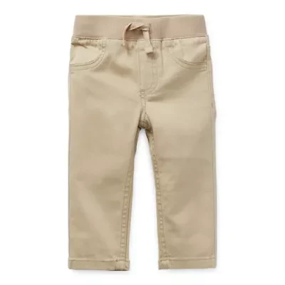 Okie Dokie Baby Boys Straight Original Fit Pull-On Pant