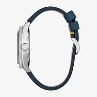 Citizen Donald Duck Mens Blue Leather Strap Watch Aw1790-05w