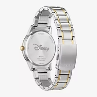 Citizen Mickey Mouse Mens Two Tone Stainless Steel Bracelet Watch Fe7064-71w