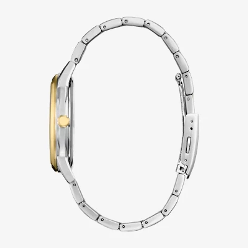 Citizen Mickey Mouse Mens Two Tone Stainless Steel Bracelet Watch Fe7064-71w