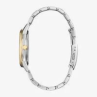 Citizen Mickey Mouse Mens Two Tone Stainless Steel Bracelet Watch Fe7064-71w