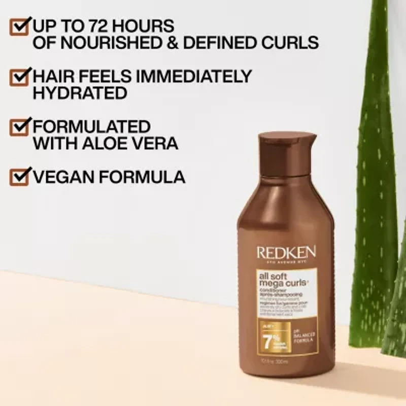 Redken All Soft Mega Curls Conditioner - 10.1 oz.