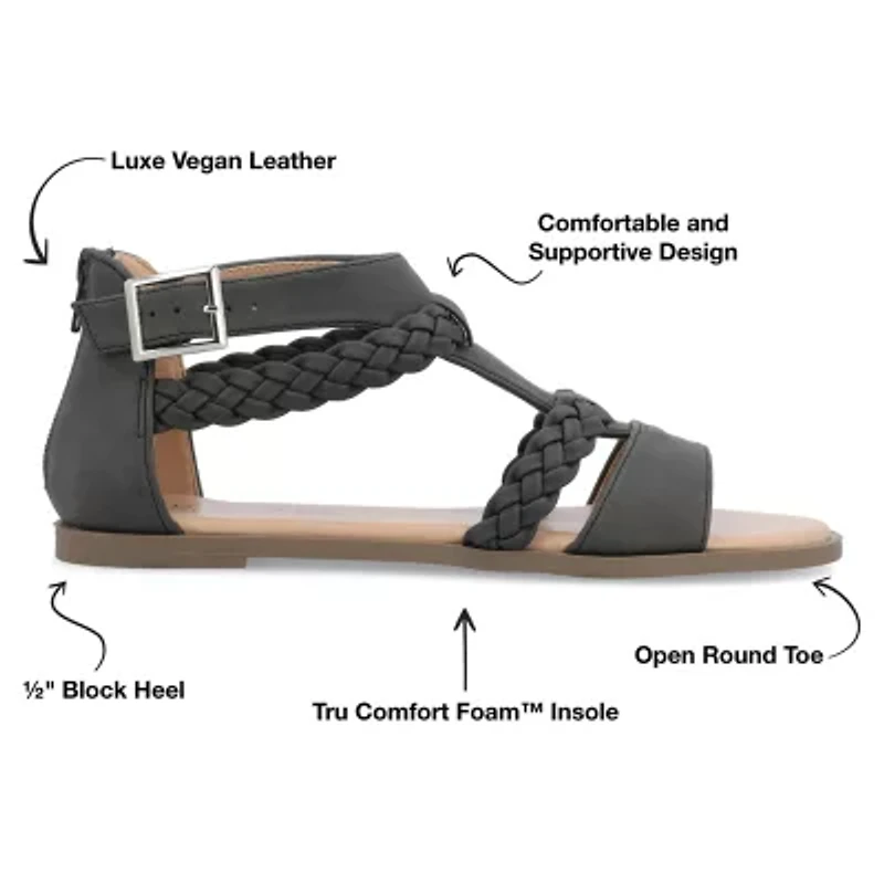 Journee Collection Womens Florence Flat Sandals