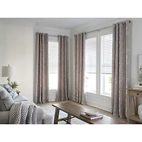 Linden Street Gwen Leaf Grommet Top Light-Filtering Single Curtain Panel