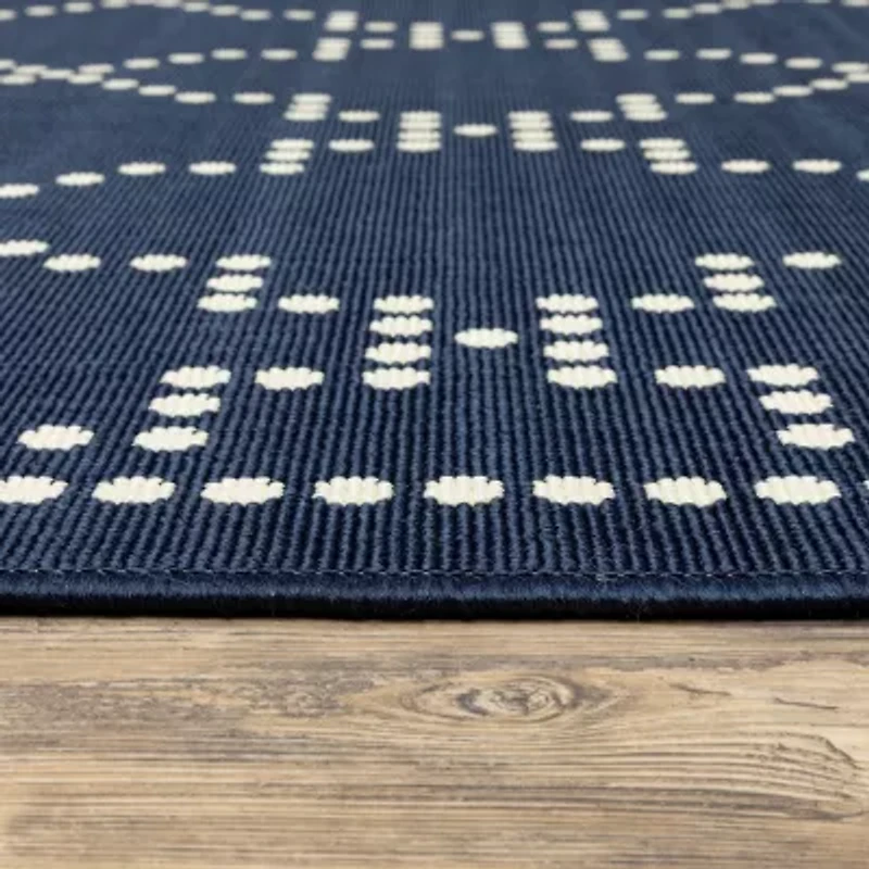 Covington Home Martinique Trellis Indoor Outdoor Rectangular Accent Rug