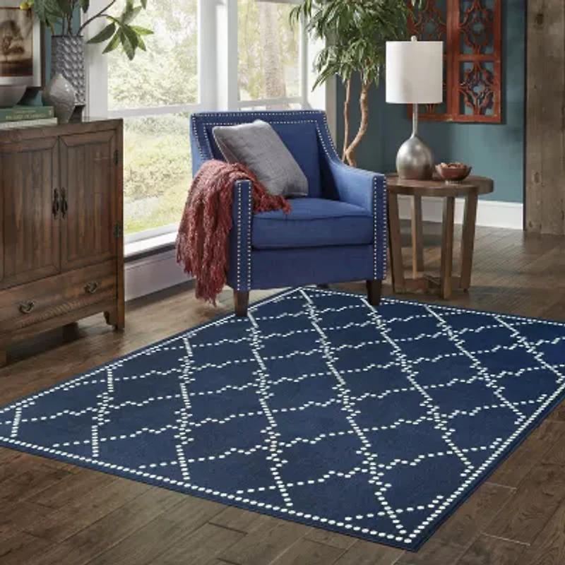 Covington Home Martinique Trellis Indoor Outdoor Rectangular Area Rug