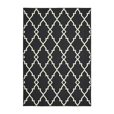 Covington Home Martinique Intricate Trellis Indoor Outdoor Rectangular Accent Rug