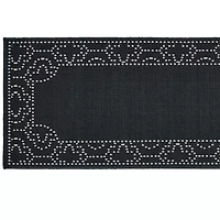 Covington Home Martinique Bordered 2'3"X7'6" Indoor Outdoor Rectangular Runner