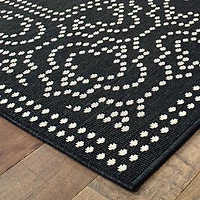 Covington Home Martinique Bordered Indoor Outdoor Rectangular Accent Rug