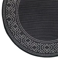 Covington Home Martinique Bordered 7'10" X 7'10" Indoor Outdoor Round Area Rug