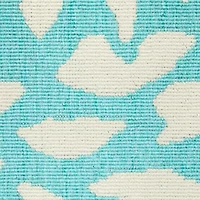 Covington Home Marquesas Blooms Indoor Outdoor Rectangular Acccent Rug