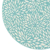 Covington Home Marquesas Blooms 7'10"X7'10" Indoor Outdoor Round Area Rug