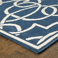 Covington Home Marquesas Intricate Trellis Indoor Outdoor Rectangular Accent Rug