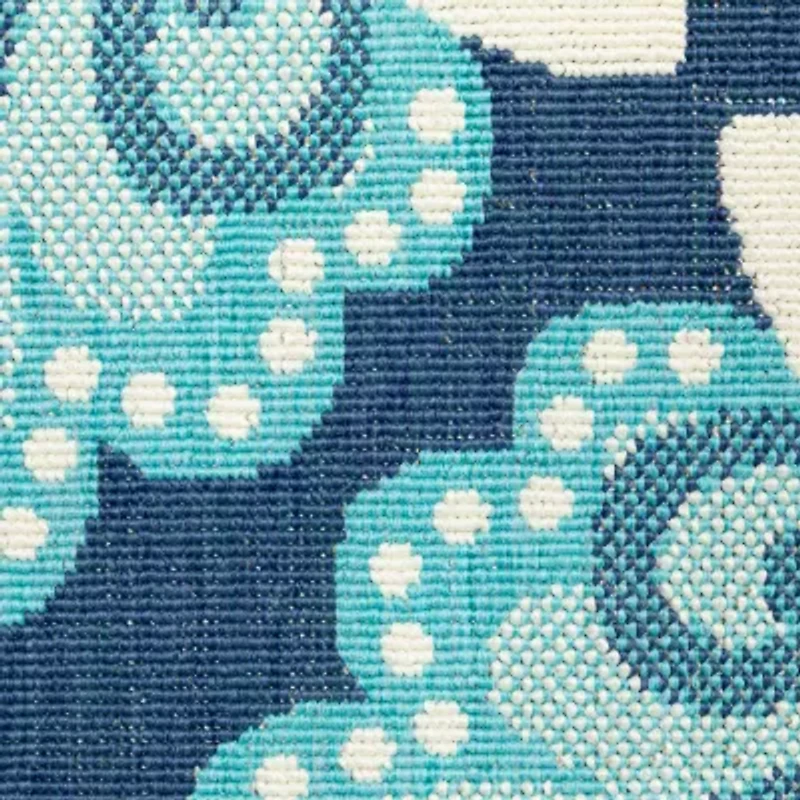 Covington Home Medallion Indoor Outdoor Rectangular Accent Rug
