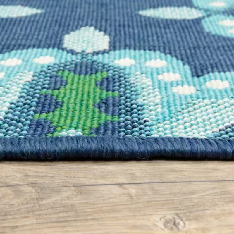 Covington Home Marquesas Medallion Indoor Outdoor Rectangular Area Rug