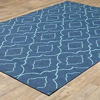 Covington Home Marquesas Morrocan Trellis Indoor Outdoor Rectangular Accent Rug