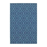 Covington Home Marquesas Morrocan Trellis Indoor Outdoor Rectangular Accent Rug