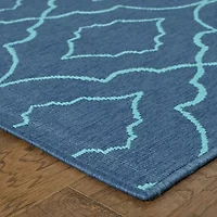 Covington Home Marquesas Morrocan Trellis Indoor Outdoor Rectangular Accent Rug