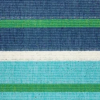 Covington Home Marquesas Multi Stripe 2'3"X7'6" Indoor Outdoor Rectangular Runner