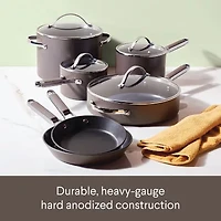 Ayesha Curry Hard Anodized Collection 10-pc. Cookware Set