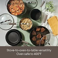Ayesha Curry Hard Anodized Collection 10-pc. Cookware Set