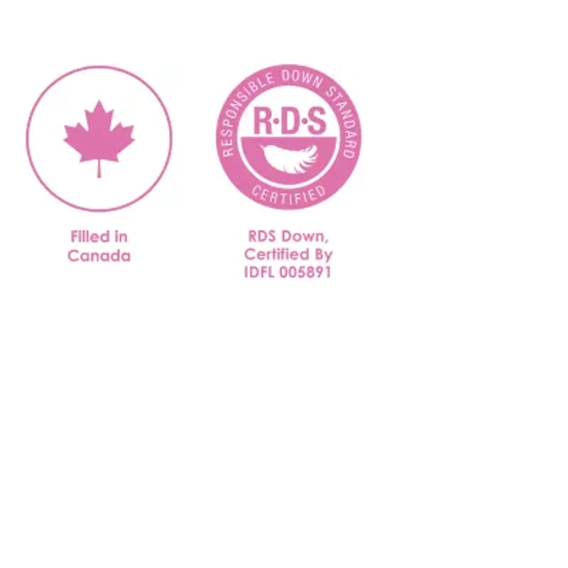 Canadian Down & Feather Company 2 Pack Medium Density Bed Pillow