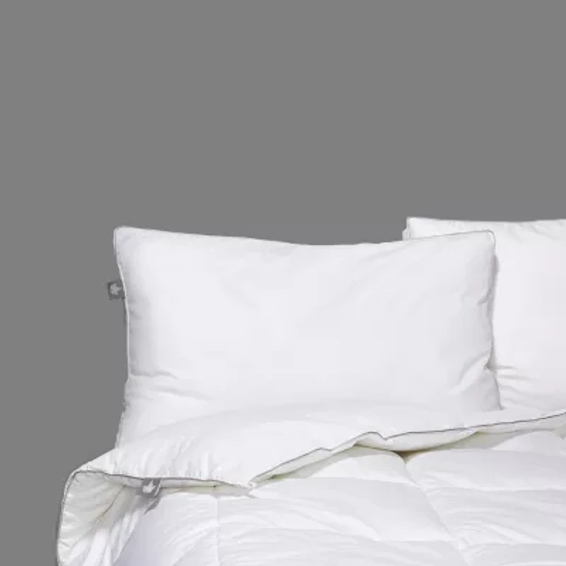 Canadian Down & Feather Company Alternative 2-Pack Medium Density Bed Pillow