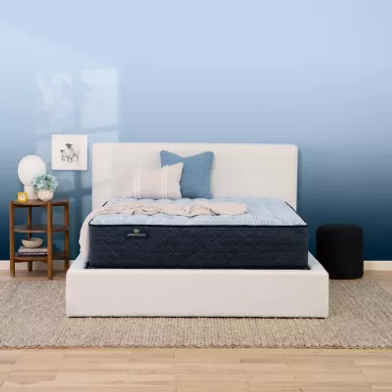 Serta Perfect Sleeper Blue Lagoon Nights 13.5" Medium Tight Top - Mattress Only
